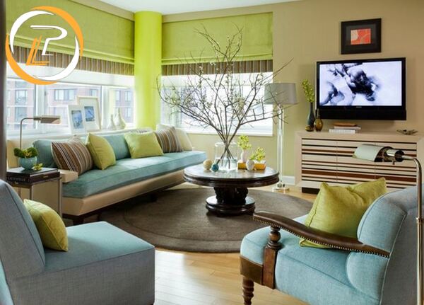 5+ cách phối màu cho nội thất phòng khách thêm đẹp sang