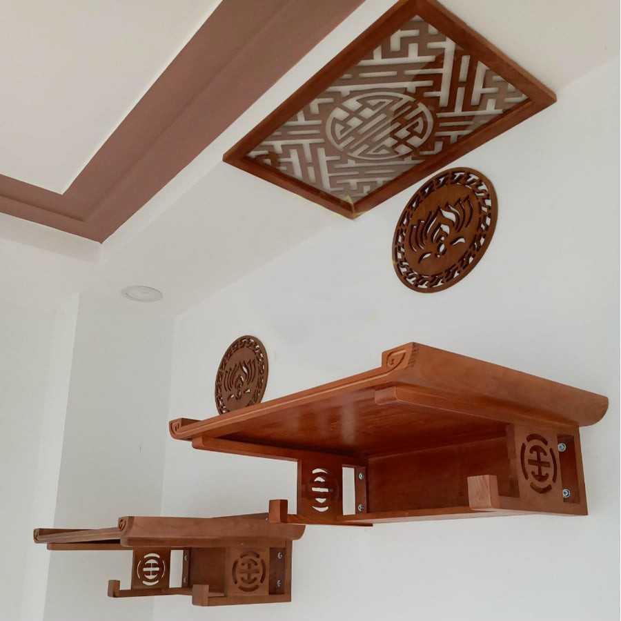 bàn thờ gỗ treo tường