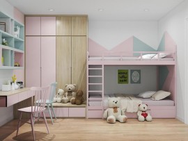Nên đóng giường tầng cho bé bằng gỗ tự nhiên hay công nghiệp?