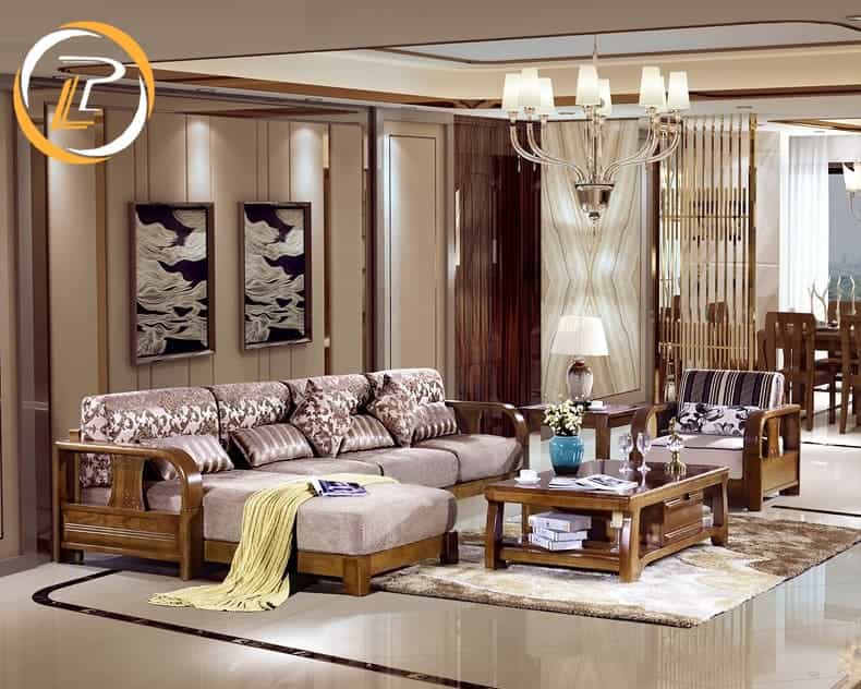Mẫu nội thất phòng khách gỗ tự nhiên hiện đại đẹp nao lòng