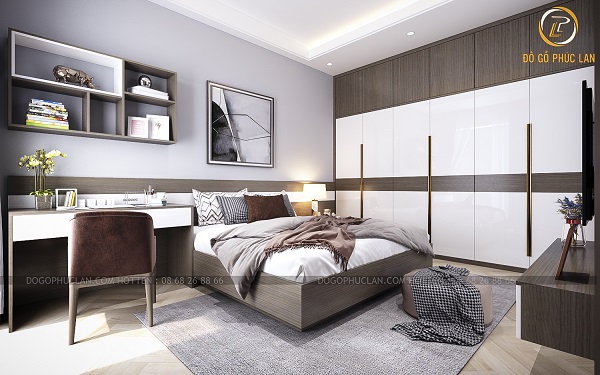 Mẫu nội thất phòng ngủ chung cư đẹp miễn chê hot nhất 2022