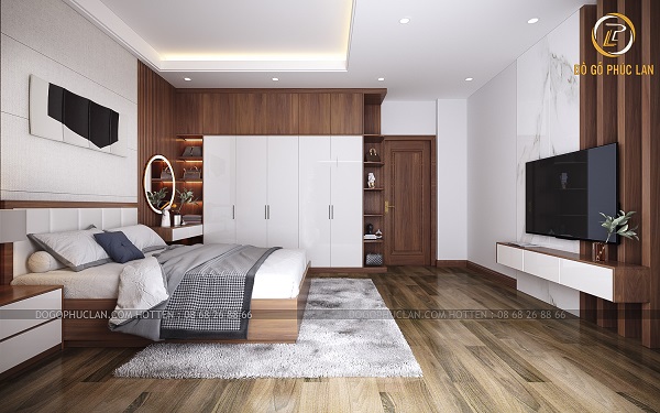 Mẫu nội thất phòng ngủ gỗ công nghiệp đẹp nhất