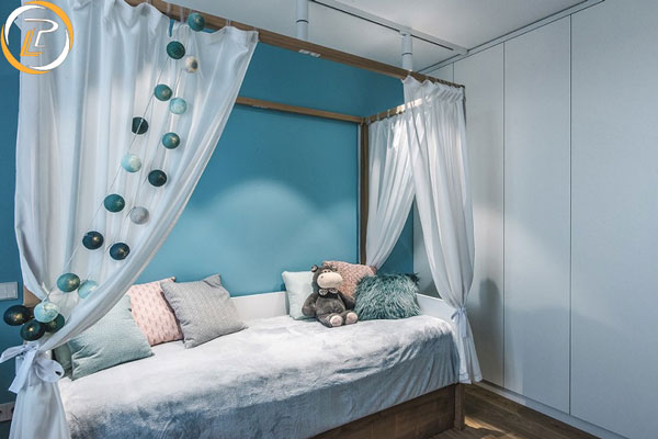 Phòng ngủ từ gỗ công nghiệp cực đẹp cho nàng độc thân