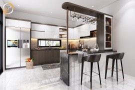 Đã mắt với thiết kế nội thất bếp Scandinavian cho căn hộ chung cư
