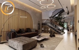 Cách thiết kế nội thất phòng khách nhà ống Thái Nguyên đẹp độc lạ