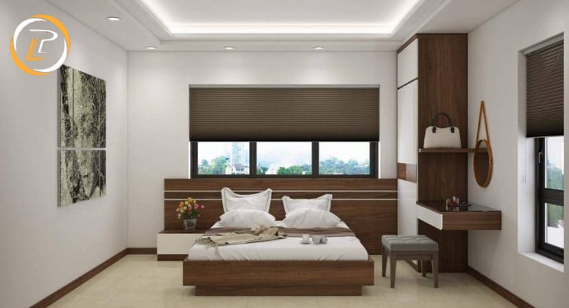 Nội thất phòng ngủ gỗ tự nhiên cho phòng nhỏ tối ưu nhất