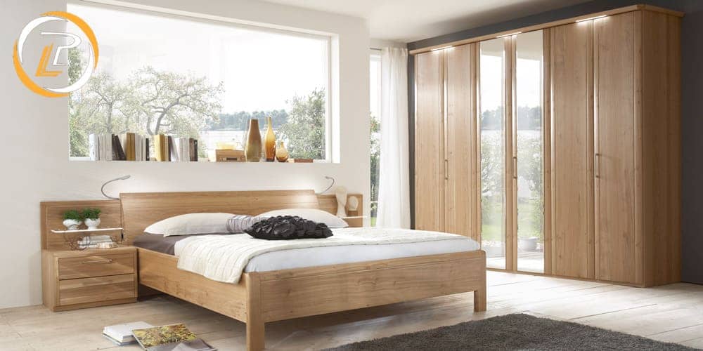 Nội thất phòng ngủ gỗ tự nhiên sang trọng, đẹp miễn chê
