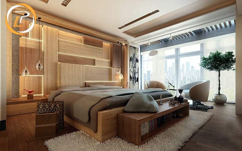 Nội thất phòng ngủ gỗ tự nhiên 24