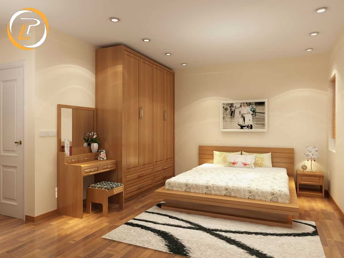 Nội thất phòng ngủ gỗ tự nhiên 32