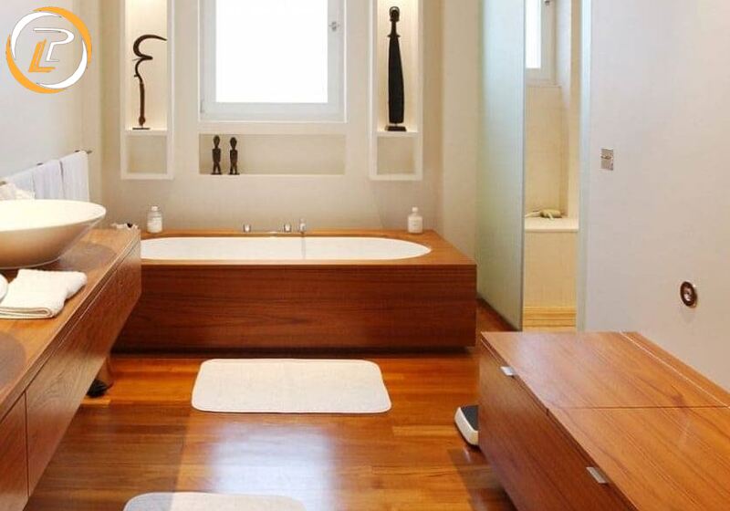 Nội thất phòng tắm gỗ công nghiệp là gì? 