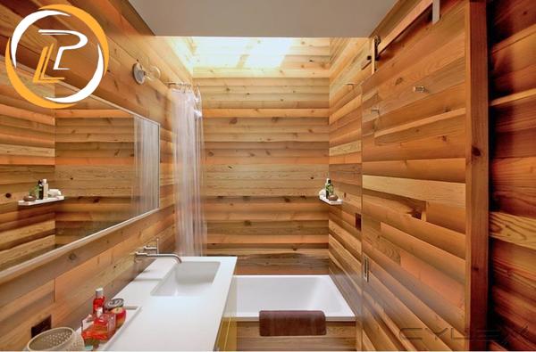 4 lợi ích không thể bỏ qua khi thiết kế nội thất phòng tắm bằng gỗ
