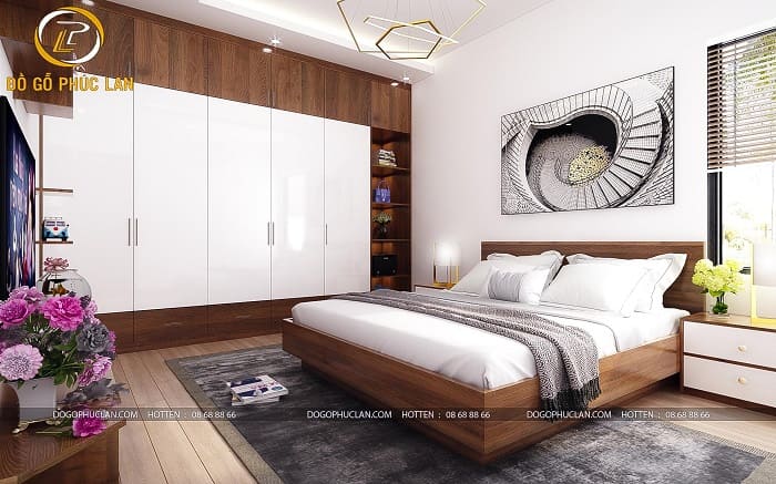 Gợi ý mẫu nội thất chung cư phòng ngủ hiện đại đẹp