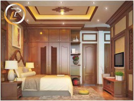 Phòng ngủ gỗ tự nhiên phong cách hiện đại – xem ngay kẻo lỡ!