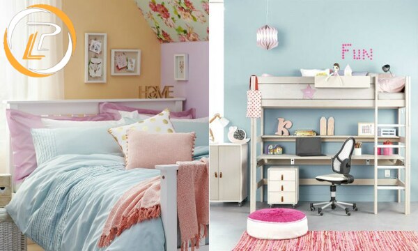 Bật mí cách kết hợp sắc màu thiết kế phòng ngủ màu hồng